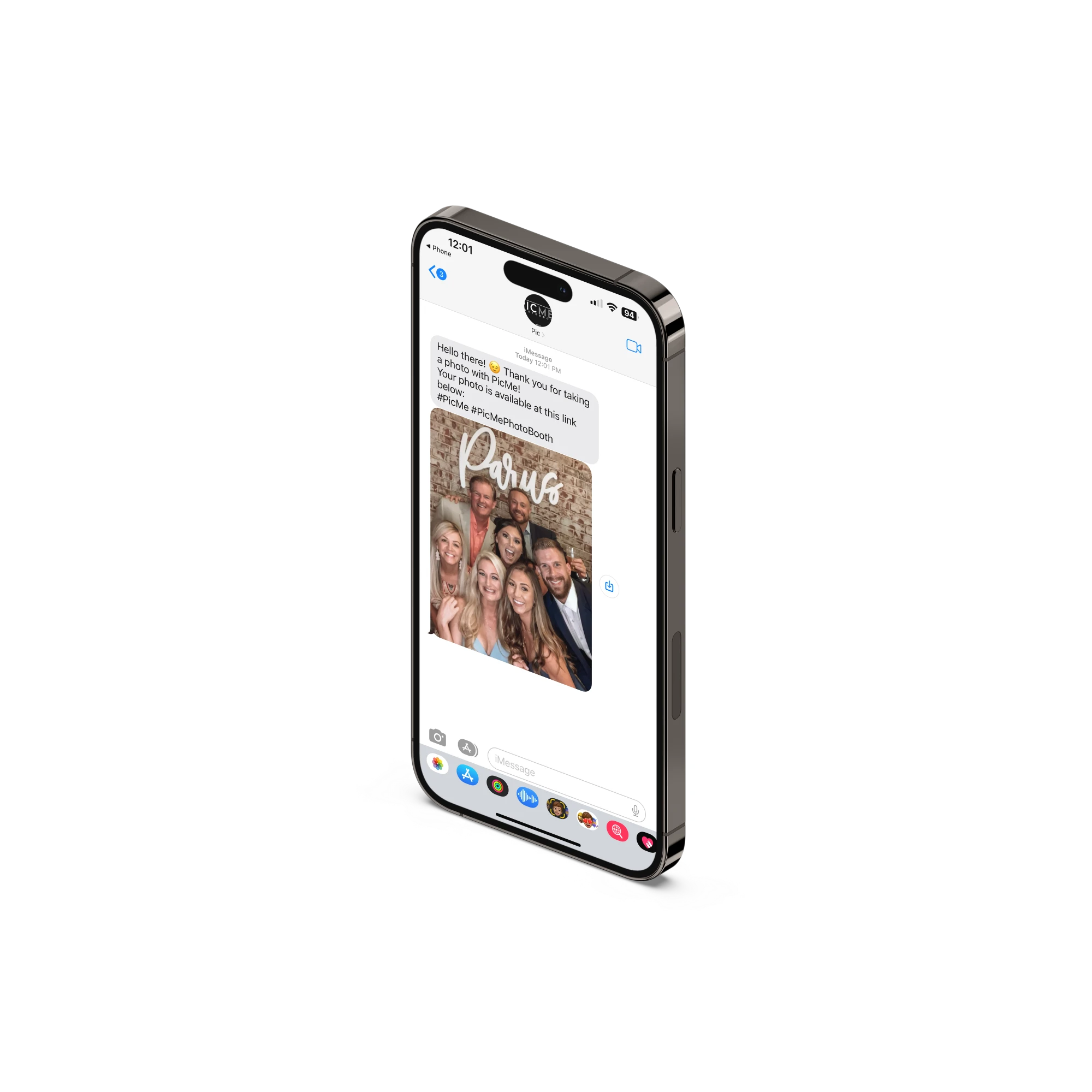 Live texting on phone